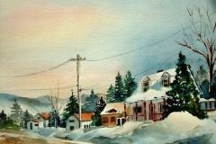 Rue Dumouchel, Ste-Adèle - 10"x14"