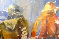 Retour de glisse - 7"x5"