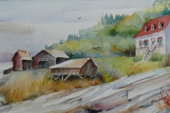 Le refuge du pêcheur - 10"x20" - VENDUE