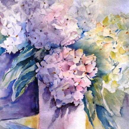 Saveur d'hortensia - 22x14