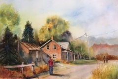 Sur la 138 - 13"x22"