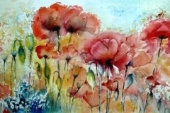 Gentils coquelicots - 10x28 - VENDUE